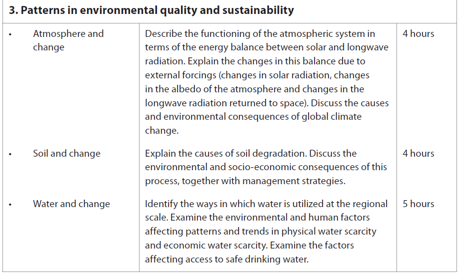 3. Patterns in Environmental Quality and Sustainability THE